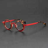 Jago Titanium Acetate Round Glasses Frame