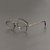 Lorie Retro Ultra-light Titanium Rectangle Glasses Frame