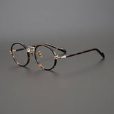 Smiley Vintage Acetate Round Glasses Frame