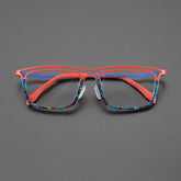 Garnet Rectangle Titanium Glasses Frame