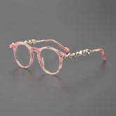 Opal Vintage Rhinesotne Cat Eye Glasses Frame