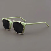 Myrna Acetate Glasses Frame With Polarized Sunglasses Clips