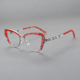 Tide Retro Cat Eye Glasses Frame
