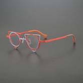 Leap Special Shaped Triangle Titanium Glasses Frame
