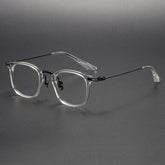 Norman Acetate Titanium Rectangle Glasses Frame