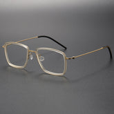 Noya Handmade Screwless Titanium Rectangle Glasses Frame