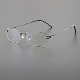 Dorlus Screw-free Ultra-light Gold-rimmed Business Titanium Square Glasses Frame