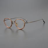 Jayne Titanium Ultralight Vintage Round Small Glasses Frame