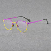 Shumac Titanium Round Glasses Frame