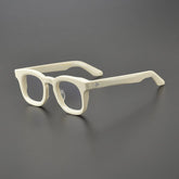 Artur Vintage Thick Acetate Glasses Frame Rectangle Frames Southood White