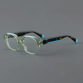 Del Retro Acetate Glasses Frame Geometric Frames Southood Green