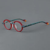 Dimash Round Acetate Optical Glasses Frame Round Frames Southood Red blue