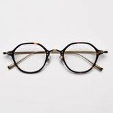 Eman Vintage Geometric Glasses Frame Geometric Frames Southood Leopard