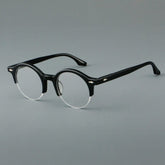 Gace Round Acetate Glasses Frame Round Frames Southood Black
