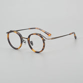 Travon Vintage Acetate Round Glasses Frame