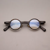 Orik Retro Small Round Glasses Frame Round Frames Southood Leopard