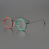 Parson Round Acetate Titanium Glasses Frame Round Frames Southood