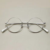 Mel Round Titanium Eyeglasses Frame