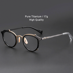 Wren Titanium Retro Hand Made Glasses Frame