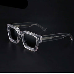 Leww Square Vintage Acetate Polarized Sunglasses