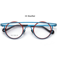 Owen Cat Eye Pure Titanium Glasses Frame