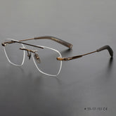 Vunes New Frameless Ultra Light Pure Titanium Spectacle Frame