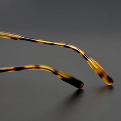 Nedaa Hand Craft Retro Tortoise Round Glasses Frame