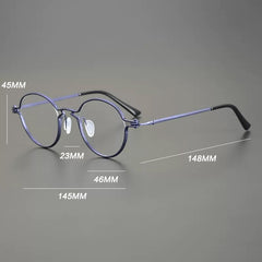 Marvel Vintage Round Titanium Glasses Frame