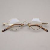 Lance Retro Small Round Glasses Frame Round Frames Southood Gold