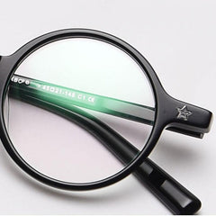 Kirk Acetate Retro Round Glasses Frame