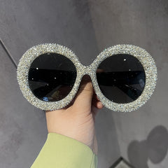 Harriet Bling-bling Round Sunglasses