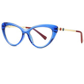 Hannah Transparent Cat Eye Glasses Frame
