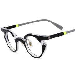 Vernon Retro Round Acetate Glasses Frame