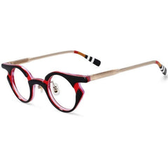 Vernon Retro Round Acetate Glasses Frame