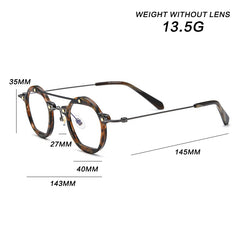 Kevin Vintage Titanium Glasses Frame