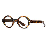 Tyson Vintage TR90 Round Eyeglasses Round Frames Southood Leopard