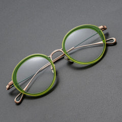 Flynn Acetate Titanium Glasses Frame