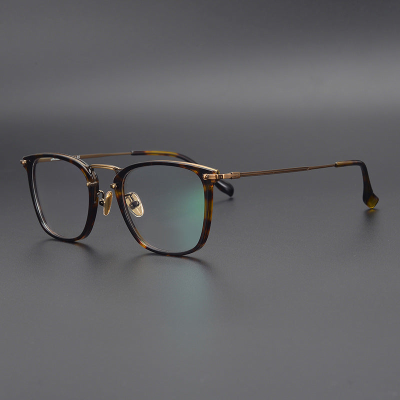 Elroy Acetate Titanium Square Glasses Frame