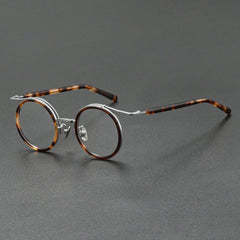 Han Premium Series Vintage Acetate Round Glasses Frame