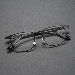 Gavi Acetate Alloy Glasses Frame With Magnetic Sunglasses Clips