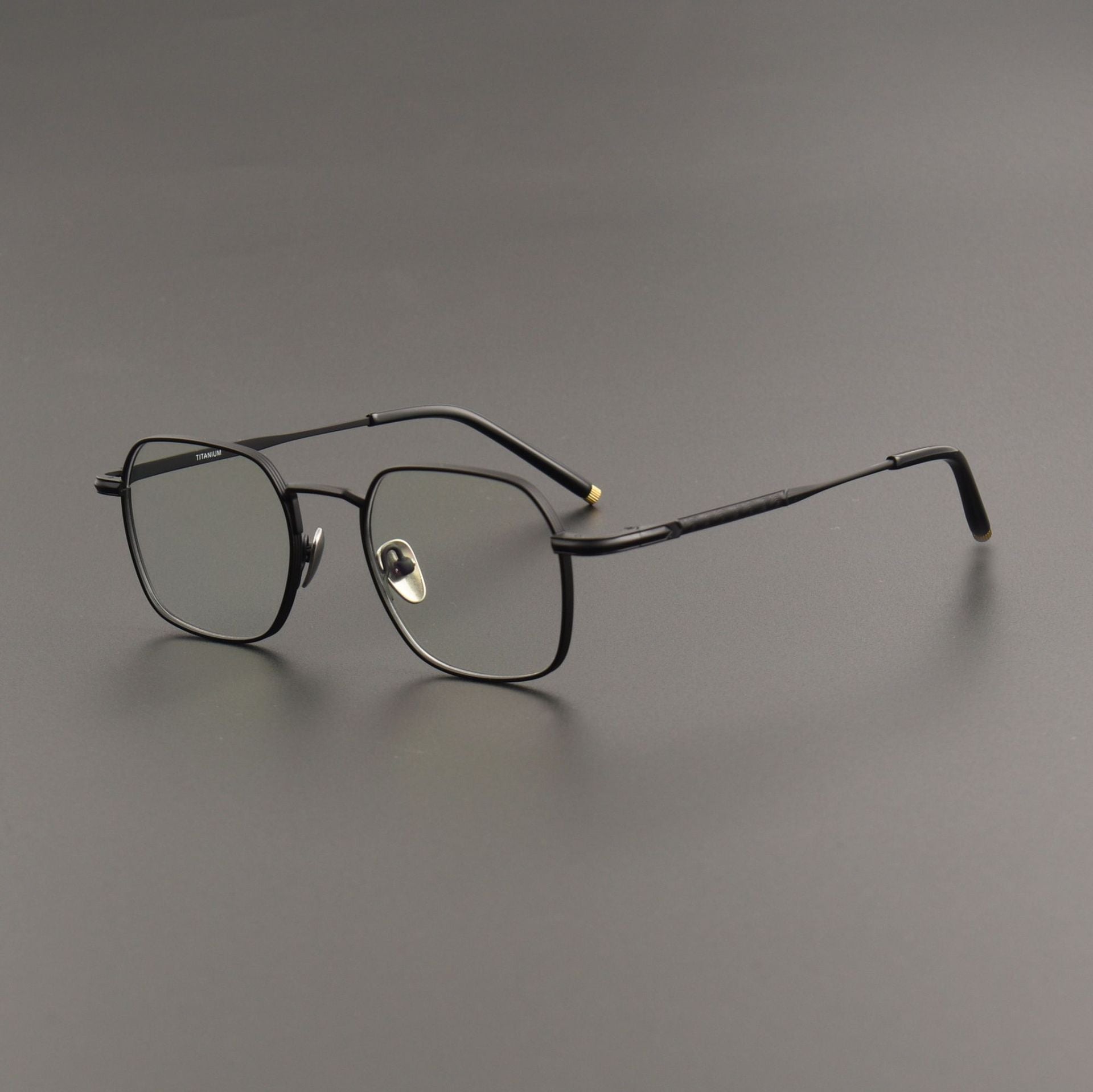 Lorie Retro Ultra-light Titanium Rectangle Glasses Frame