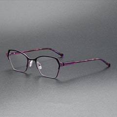 Burhan Vintage Alloy Eyeglasses Frame