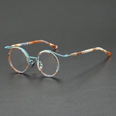 Han Premium Series Vintage Acetate Round Glasses Frame