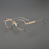 Obadiah Titanium Rectangle Glasses Frame