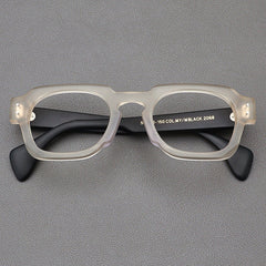 Rotonya Acetate Retro Square Glasses Frame