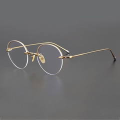 Kerry Vintage Titanium Frameless Glasses Frame