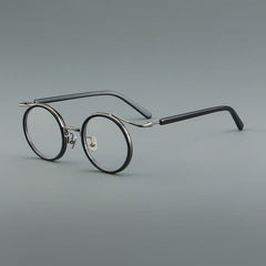 Han Premium Series Vintage Acetate Round Glasses Frame