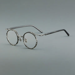 Han Premium Series Vintage Acetate Round Glasses Frame