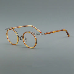 Han Premium Series Vintage Acetate Round Glasses Frame