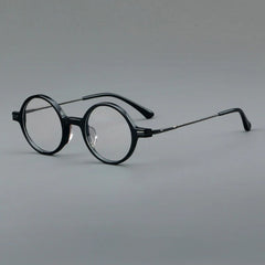 Novak Retro Round Acetate Optical Glasses Frame